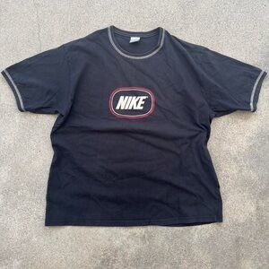 Nike Black Short Sleeve Tee Classic Design